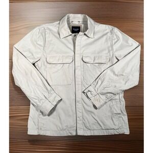 VTG Abercrombie & Fitch‎ Lightweight Snap Up Long Sleeve Shacket Shirt Jacket XS
